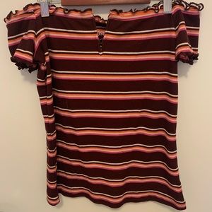 areopostale seriously soft off the shoulder shirt